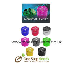 Crystal Twist 40mm 5 Piece Grinder at one stop seeds Scotland Glasgow head shop