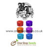 Grinder Black Leaf Ø50 Aluminium grinders in Box (4 parts) at one stop seeds Scotland Glasgow