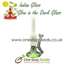 Indian Glassware - Glow in the dark Goa Glower Available from one stop seeds and accessories Glasgow Scotland head shop